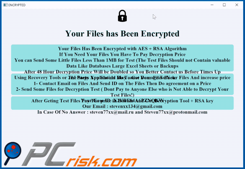Void ransomware pop-up gif (Decryption-Info.HTA)