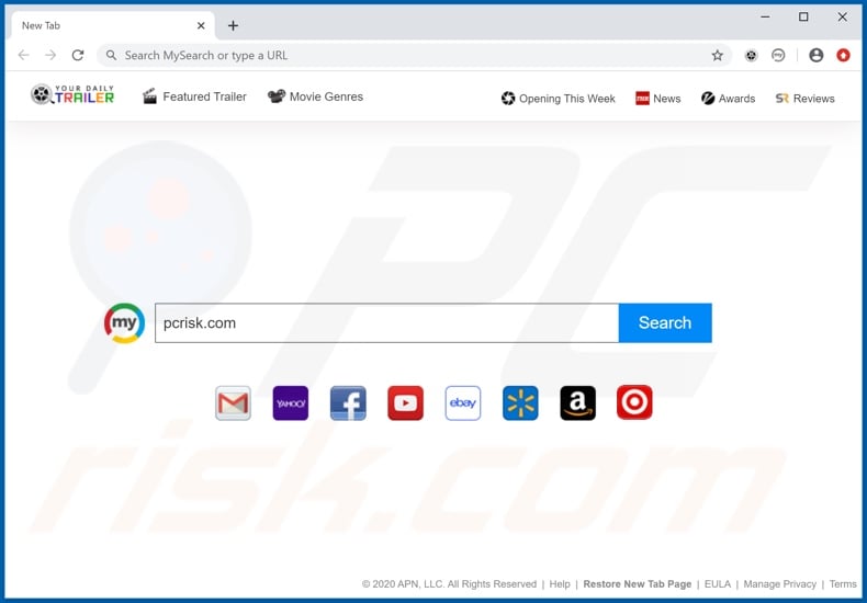 search.mysearch.com browser hijacker