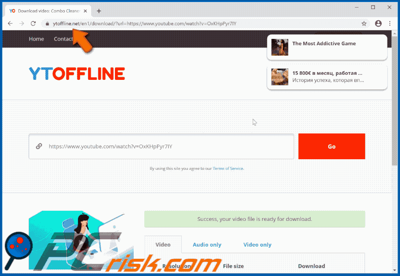 ytoffline.net leads to onlinerpgmaster.com