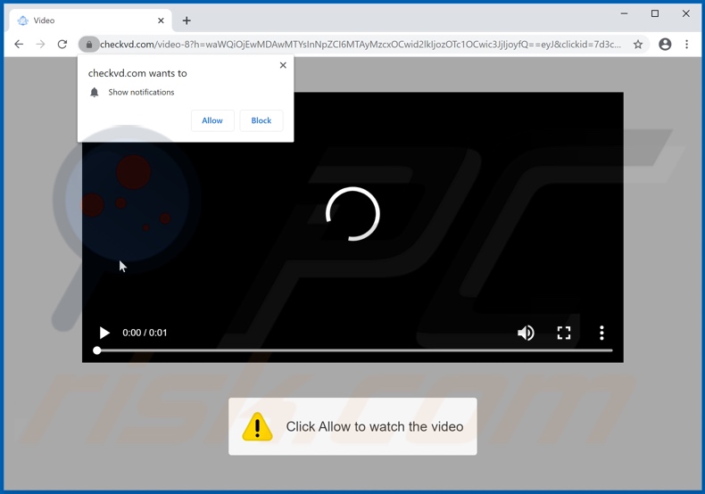 checkvd[.]com pop-up redirects