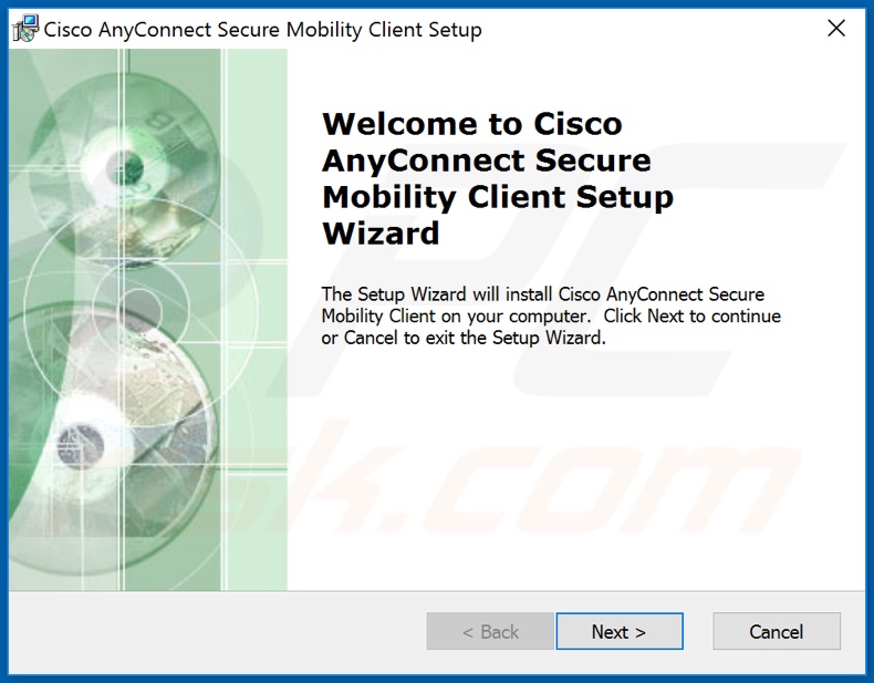 Cisco AnyConnect fake installer