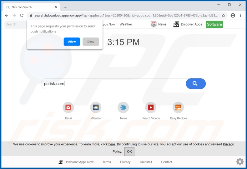 hdownloadappsnow.app browser hijacker