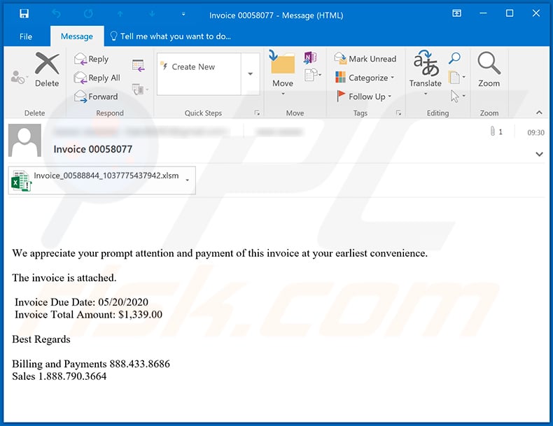 Email spam campaign spreading Dridex malware (2020-05-21)