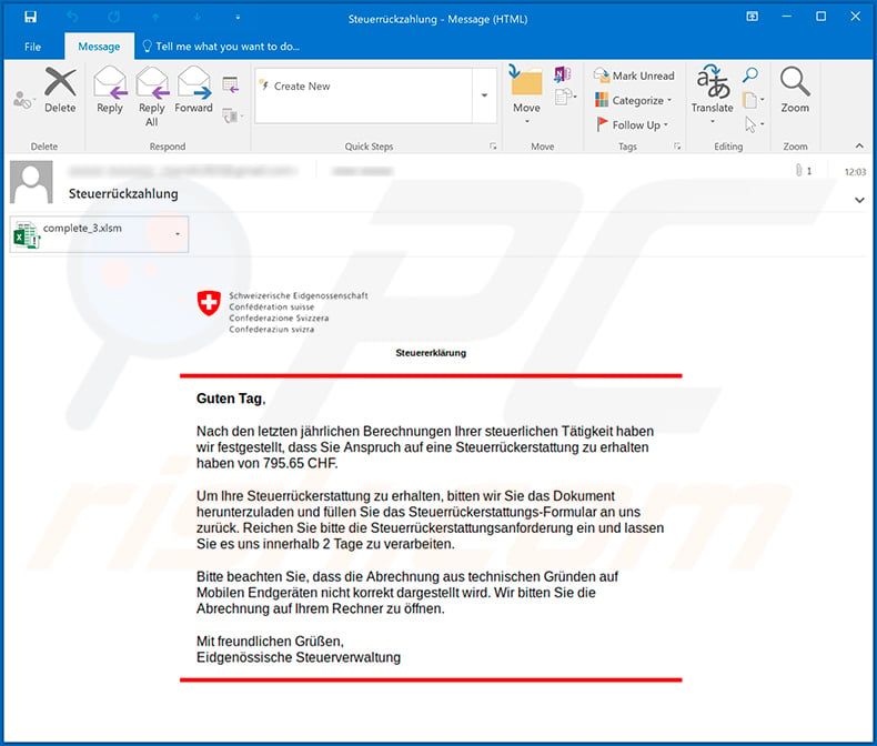 GuLoader malware-spreading spam email (2020-05-12)