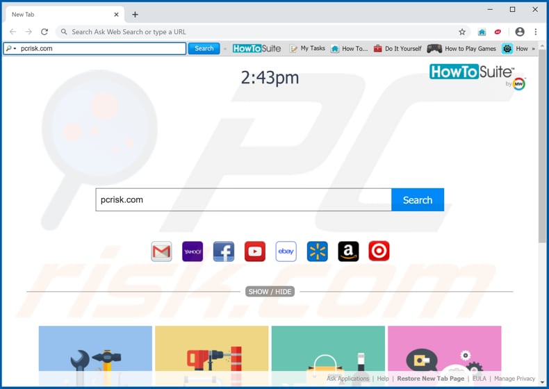 HowToSuite browser hijacker