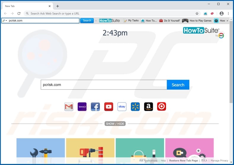 HowToSuite browser hijacker