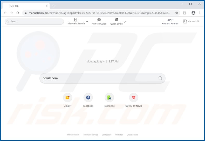 manualsaid.com browser hijacker