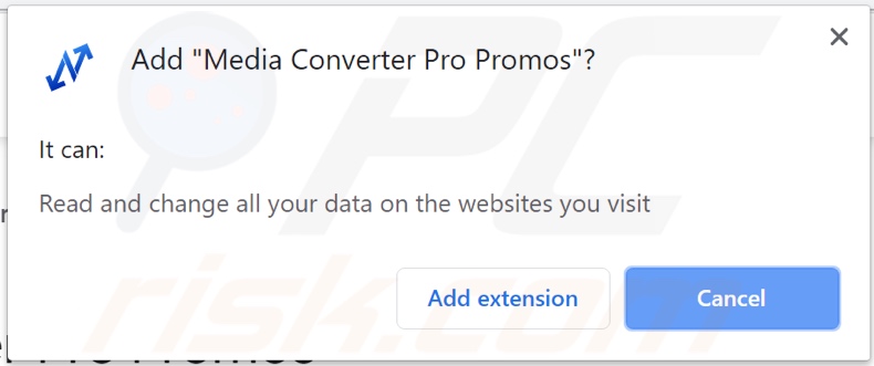 Media Convert Pro Promos adware asking for permissions