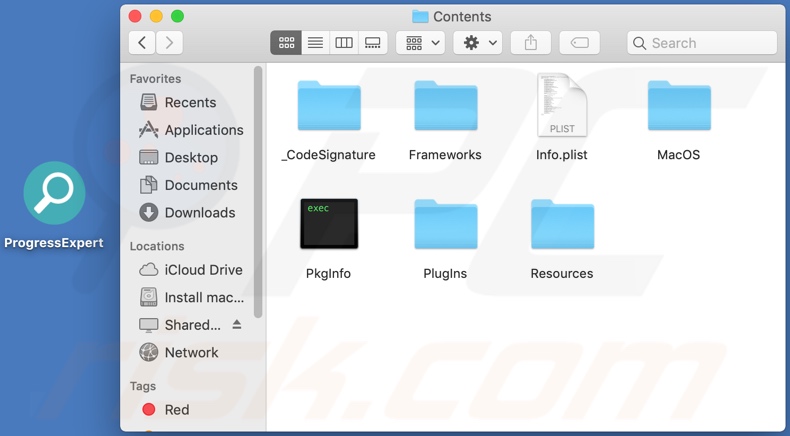 ProgressExpert adware install folder