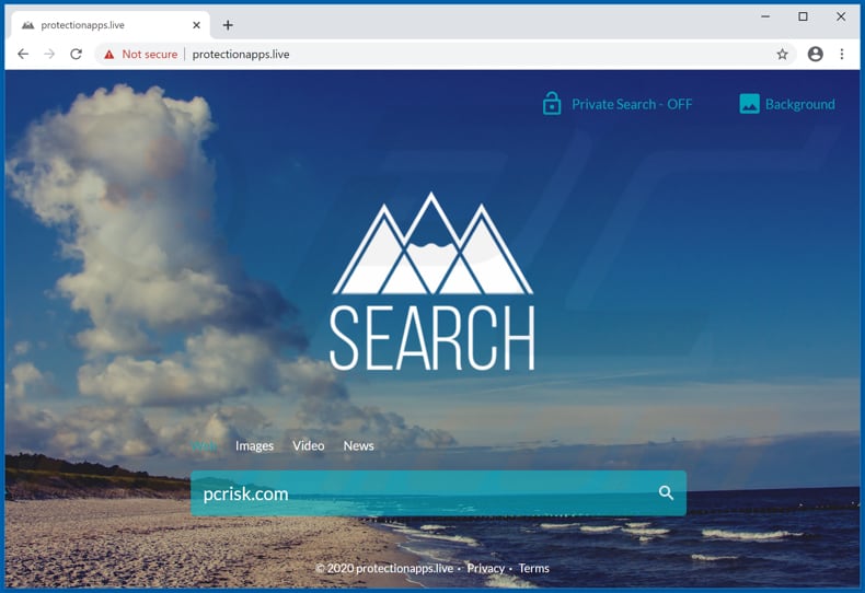protectionapps.live browser hijacker