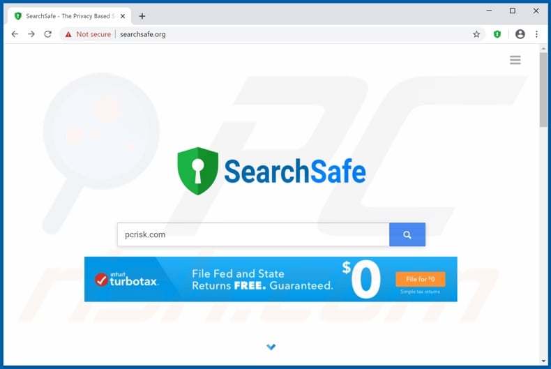 searchsafe.org browser hijacker