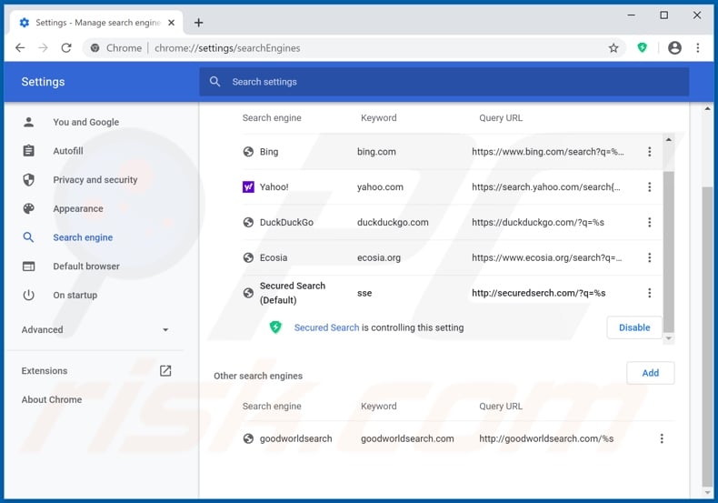 Searching.starburnsoftware.com redirect - Simple removal instructions,  search engine fix (updated)