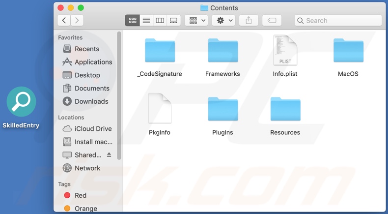 SkilledEntry adware install folder