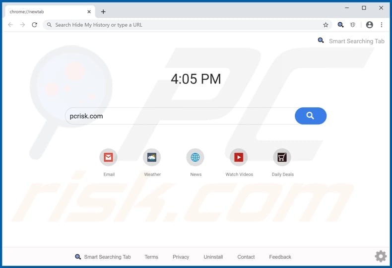 hsmartsearching.net browser hijacker