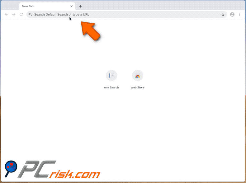 ConnectedBoost adware promoting Safe Finder gif
