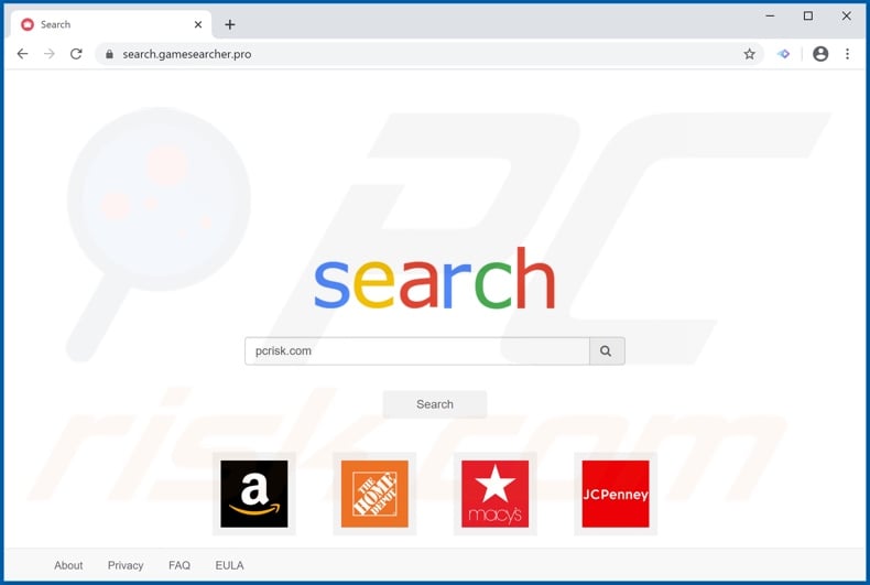 search.gamesearcher.pro browser hijacker