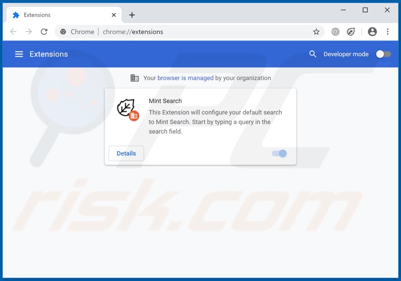 Removing find.mintsearch.net related Google Chrome extensions
