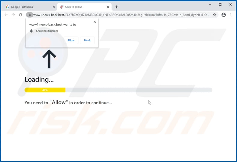 news-back[.]best pop-up redirects