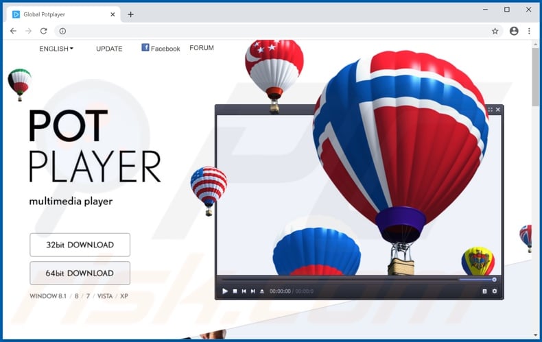 PotPlayer adware promoter