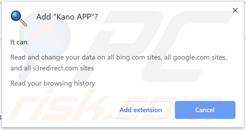 Kano APP asks for a permission to be installed