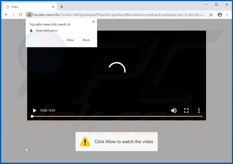 sabs-news[.]info pop-up redirects