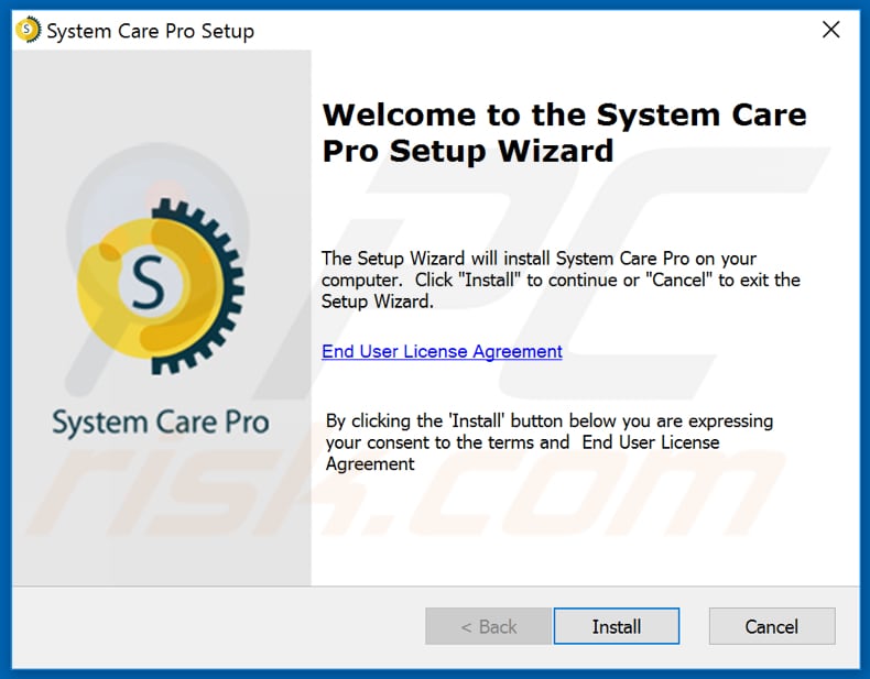 System Care Pro PUA installation setup