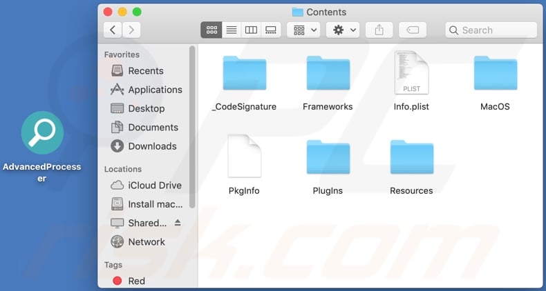 AdvancedProcesser adware install folder