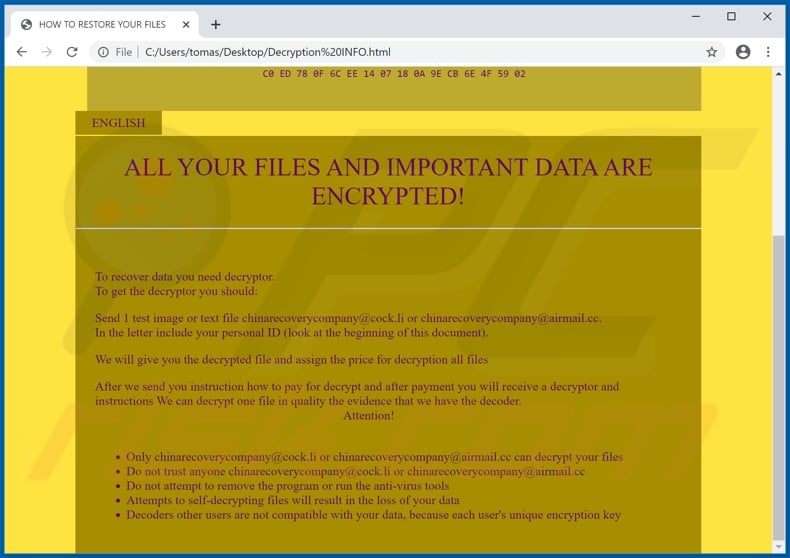 CCHH decrypt instructions (Decryptin INFO.html)