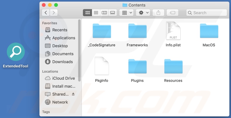 ExtendedTool install folder