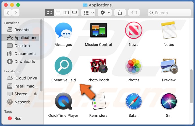 OperativeField adware