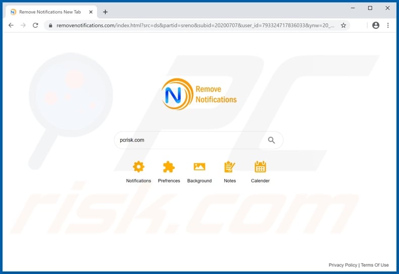 removenotifications.com browser hijacker