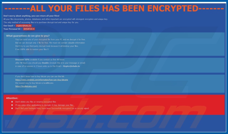 Repter decrypt instructions (How To Decrypt Files.hta)