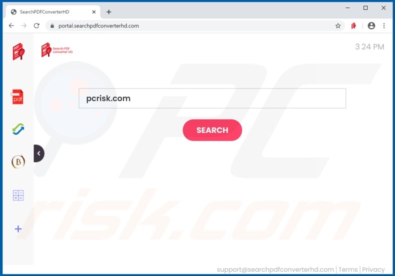 searchpdfconverterhd.com browser hijacker