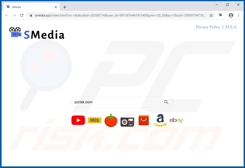 smedia.xyz browser hijacker