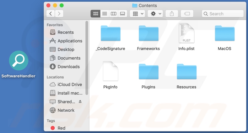 SoftwareHandler adware install folder