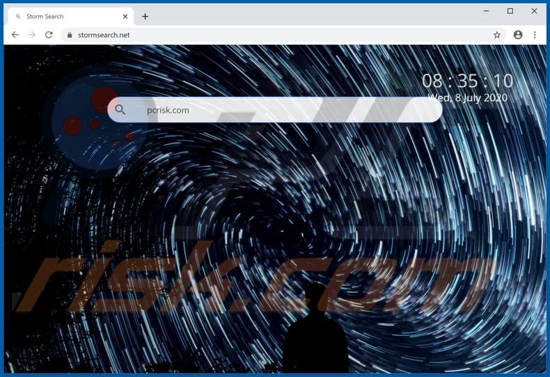 stormsearch.net browser hijacker