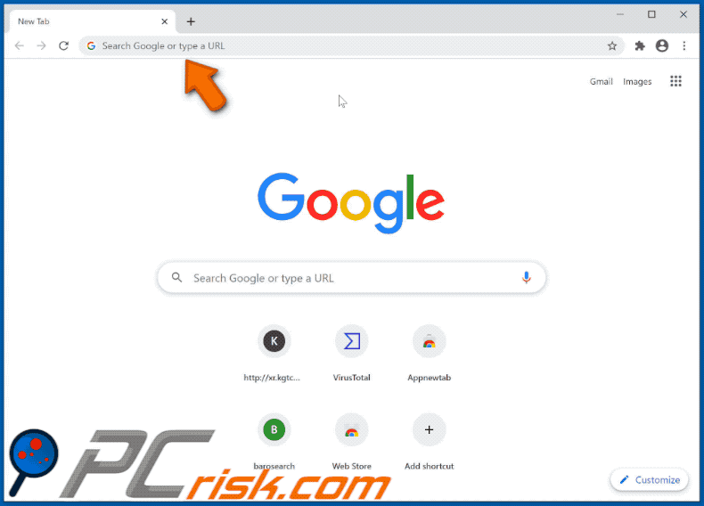 baronsearch browser hijacker