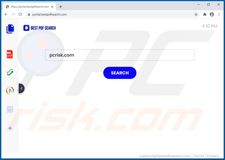 bestpdfsearch.com browser hijacker