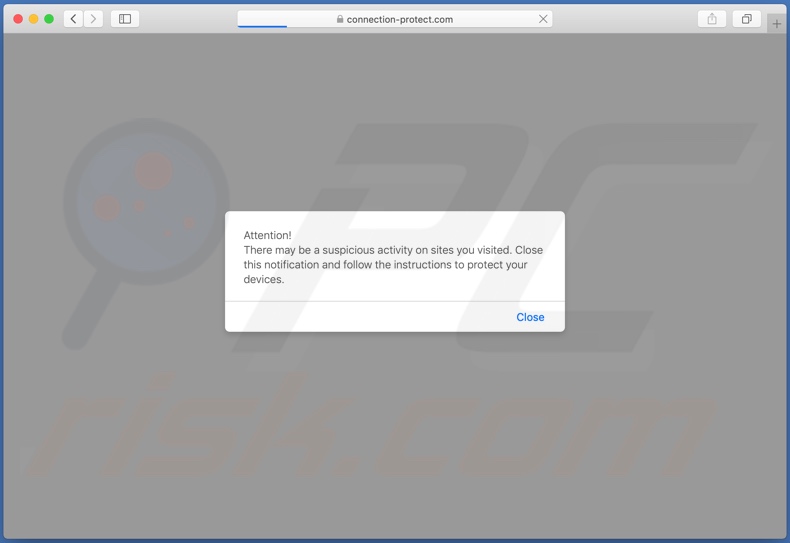 connection-protect[.]com scam