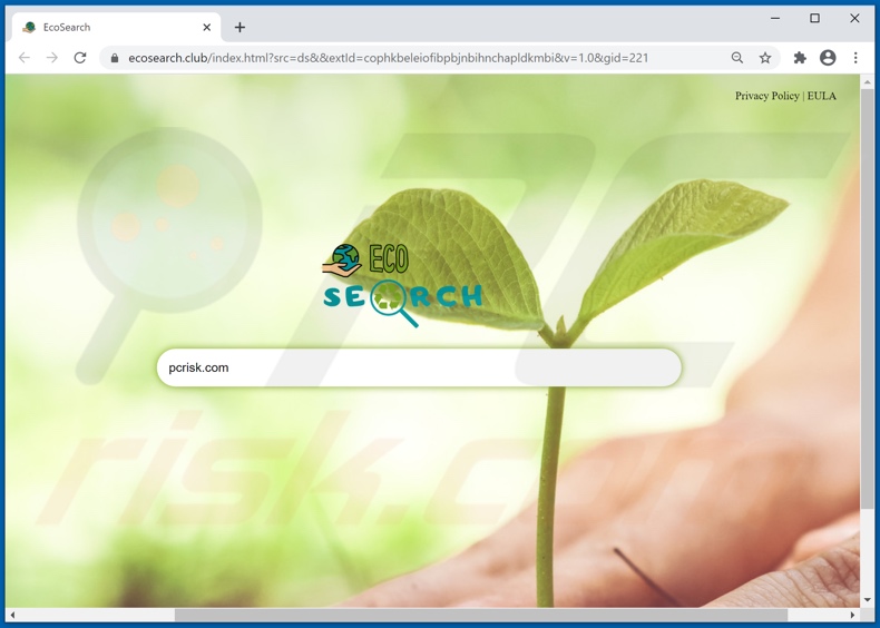 ecosearch.club browser hijacker