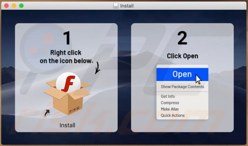 Delusive installer used to promote InitiatorField adware (step 1)