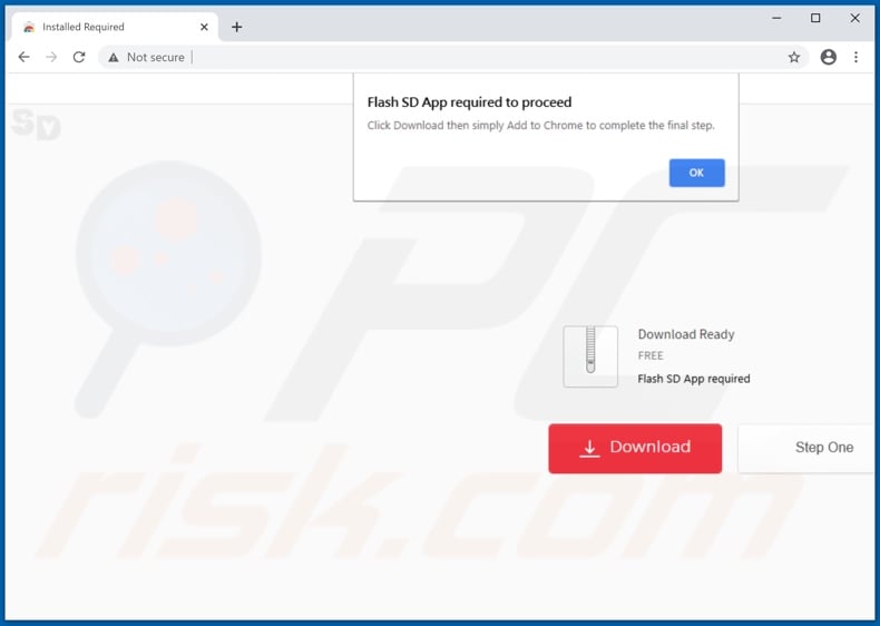 Website used to promote MovieTab Pro browser hijacker