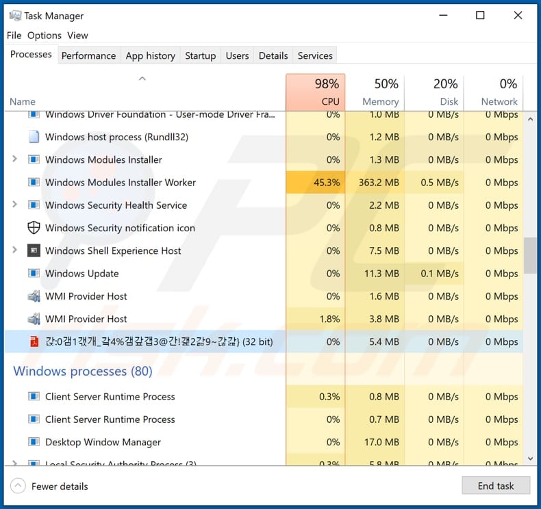 agent tesla runs in task manager as 갅:0갬1갟개_갘4%갬갚갭3@간!갩2갋9~갆갎}