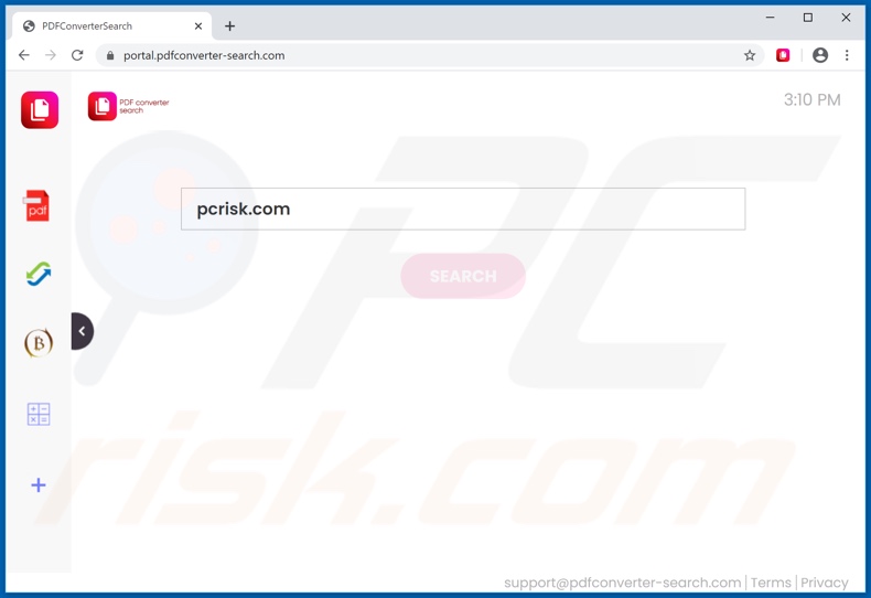 pdfconverter-search.com browser hijacker