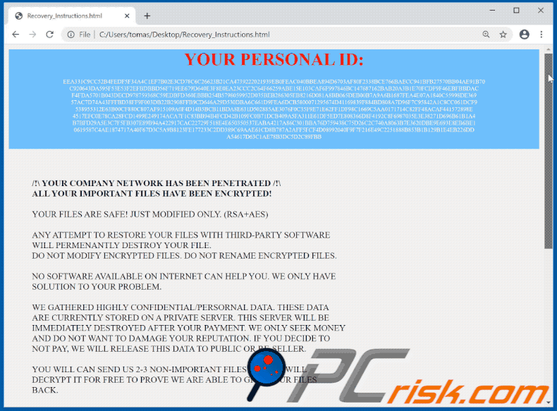RS ransomware note gif