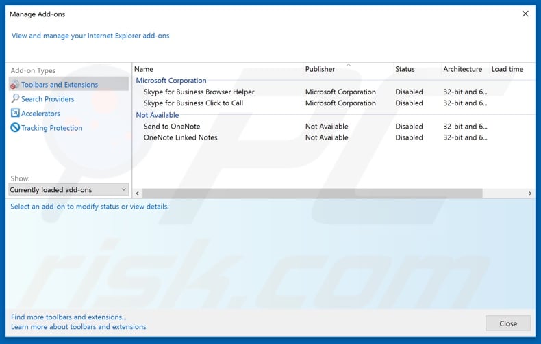 Removing hsatelliteandearthmaps.com related Internet Explorer extensions