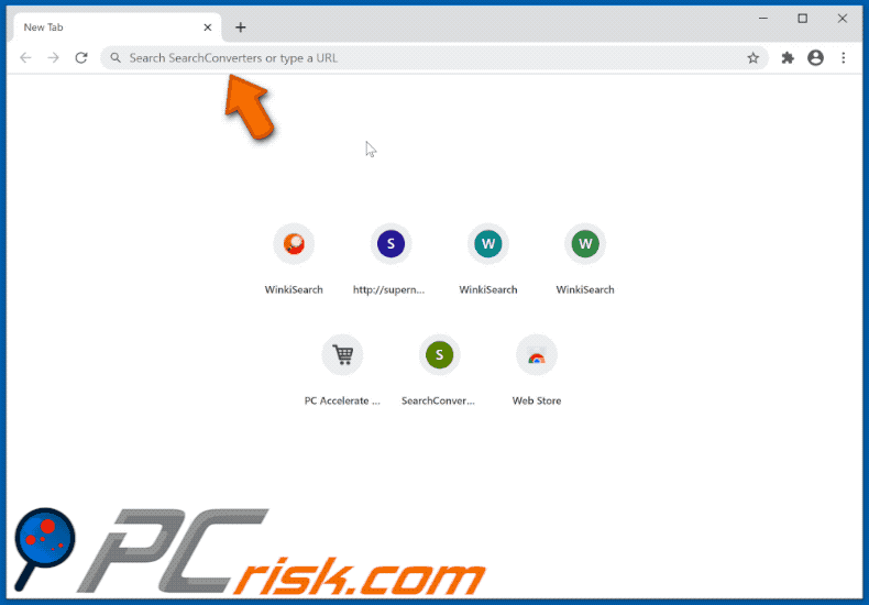 SearchConverters browser hijacker appearance GIF
