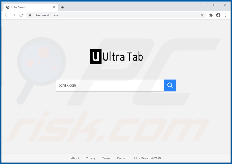 ultra-search1.com browser hijacker