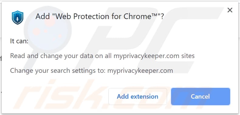 web protection for chrome browser hijacker notification