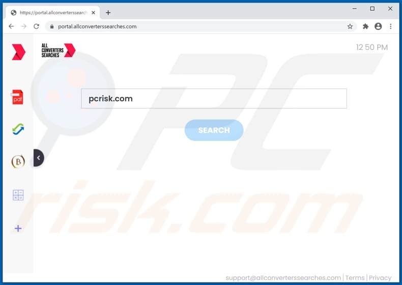 allconverterssearches.com browser hijacker